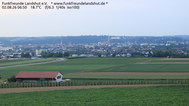 Archiv Foto Webcam Blick auf Landshut in Niederbayern