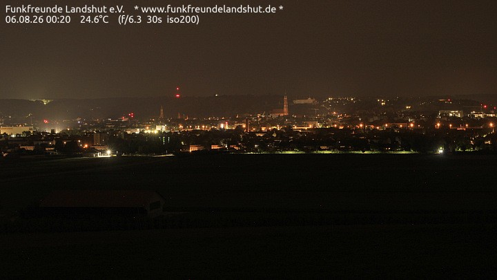 Archiv Foto Webcam Blick auf Landshut in Niederbayern