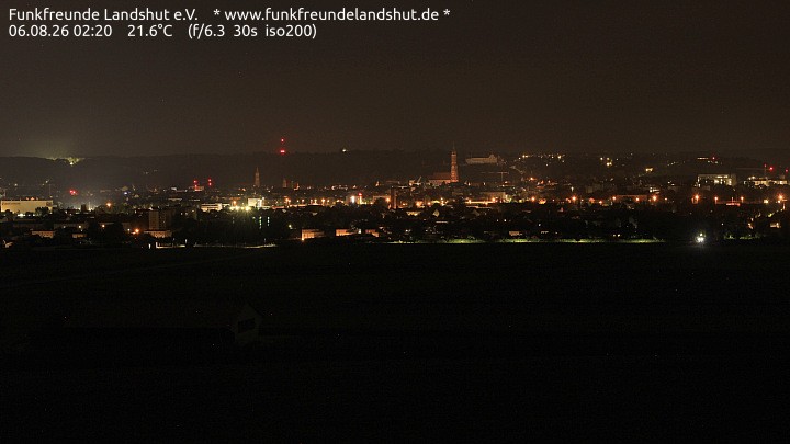 Archiv Foto Webcam Blick auf Landshut in Niederbayern