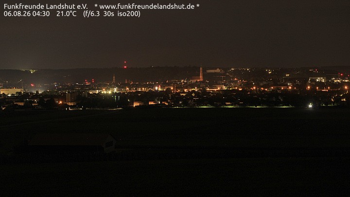 Archiv Foto Webcam Blick auf Landshut in Niederbayern