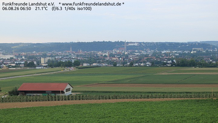 Archiv Foto Webcam Blick auf Landshut in Niederbayern