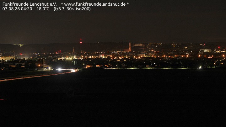 Archiv Foto Webcam Blick auf Landshut in Niederbayern