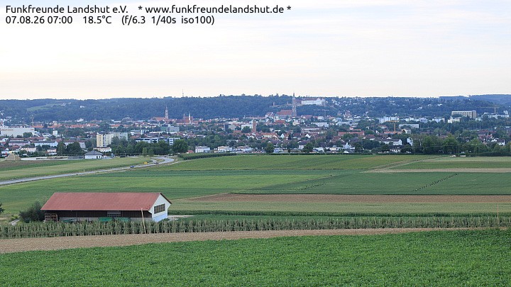 Archiv Foto Webcam Blick auf Landshut in Niederbayern