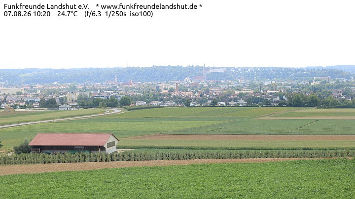 Archiv Foto Webcam Blick auf Landshut in Niederbayern