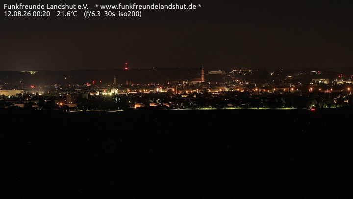 Archiv Foto Webcam Blick auf Landshut in Niederbayern