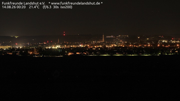 Archiv Foto Webcam Blick auf Landshut in Niederbayern