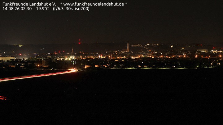 Archiv Foto Webcam Blick auf Landshut in Niederbayern