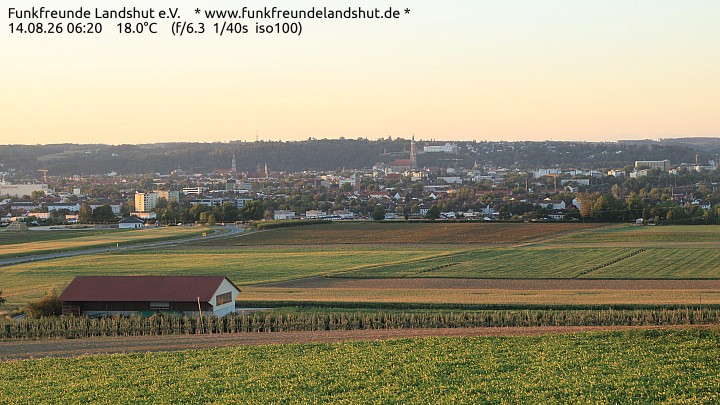 Archiv Foto Webcam Blick auf Landshut in Niederbayern