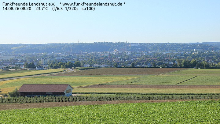 Archiv Foto Webcam Blick auf Landshut in Niederbayern
