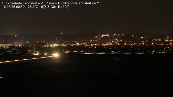 Archiv Foto Webcam Blick auf Landshut in Niederbayern