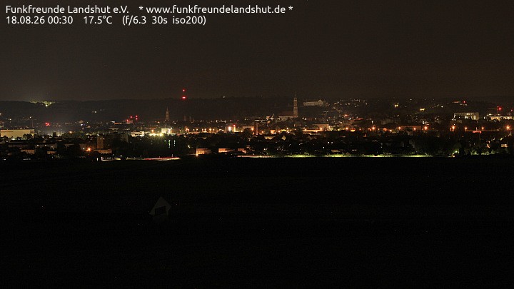 Archiv Foto Webcam Blick auf Landshut in Niederbayern