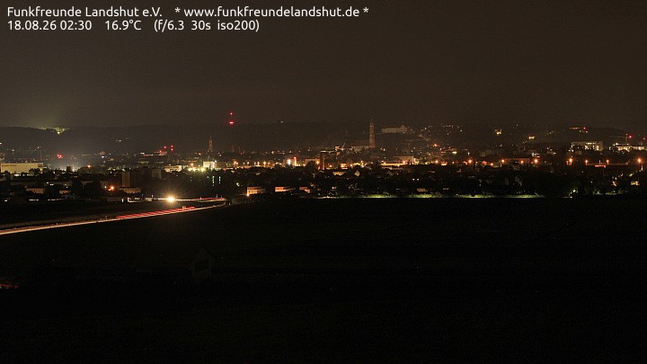 Archiv Foto Webcam Blick auf Landshut in Niederbayern