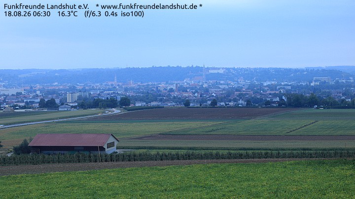 Archiv Foto Webcam Blick auf Landshut in Niederbayern