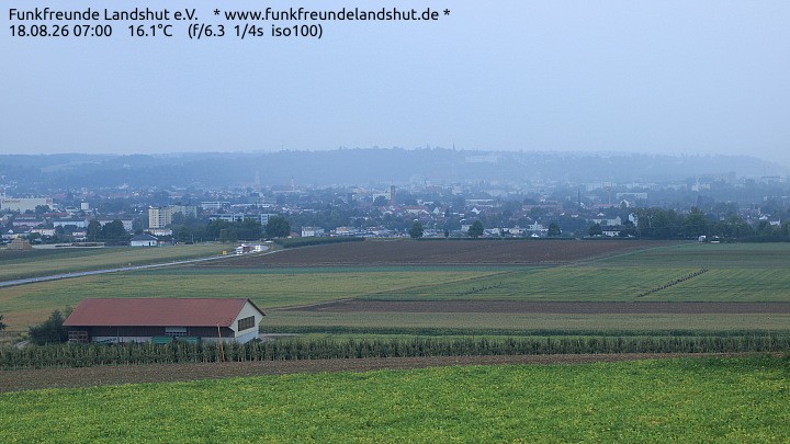 Archiv Foto Webcam Blick auf Landshut in Niederbayern