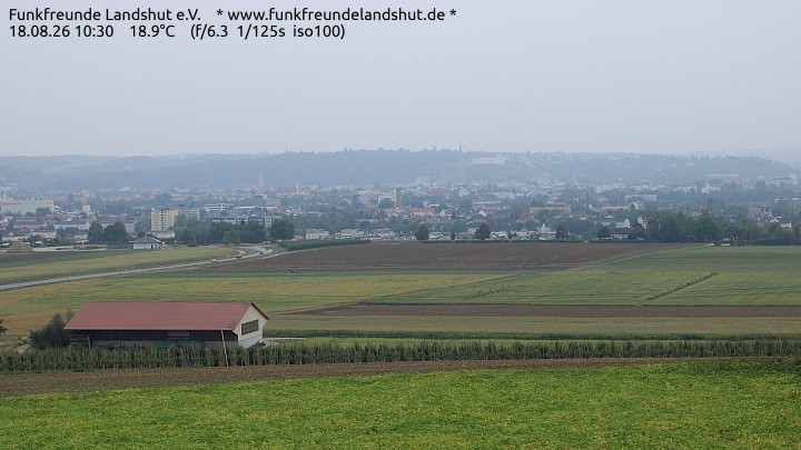 Archiv Foto Webcam Blick auf Landshut in Niederbayern