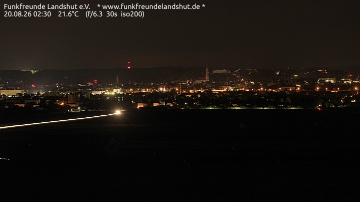 Archiv Foto Webcam Blick auf Landshut in Niederbayern