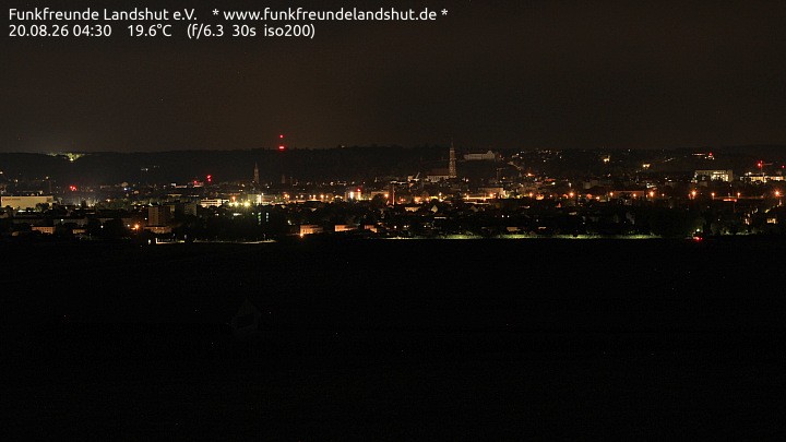 Archiv Foto Webcam Blick auf Landshut in Niederbayern