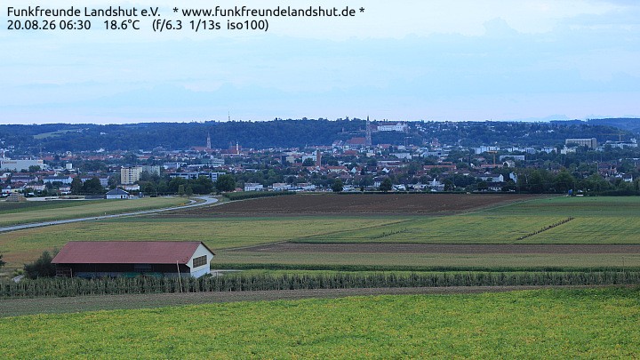 Archiv Foto Webcam Blick auf Landshut in Niederbayern