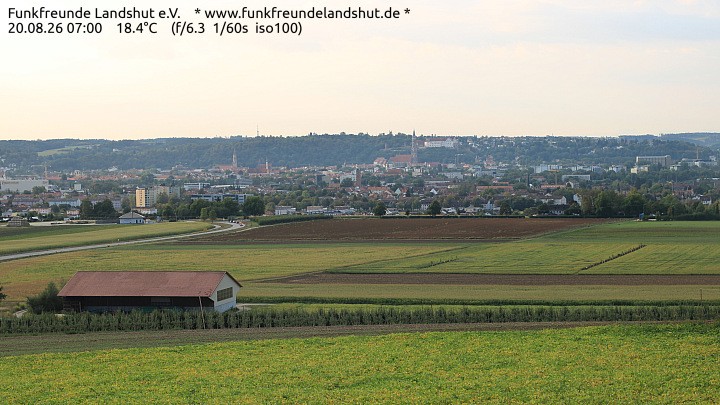 Archiv Foto Webcam Blick auf Landshut in Niederbayern