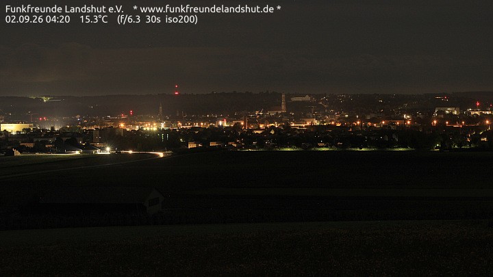 Archiv Foto Webcam Blick auf Landshut in Niederbayern