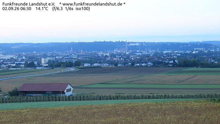 Archiv Foto Webcam Blick auf Landshut in Niederbayern