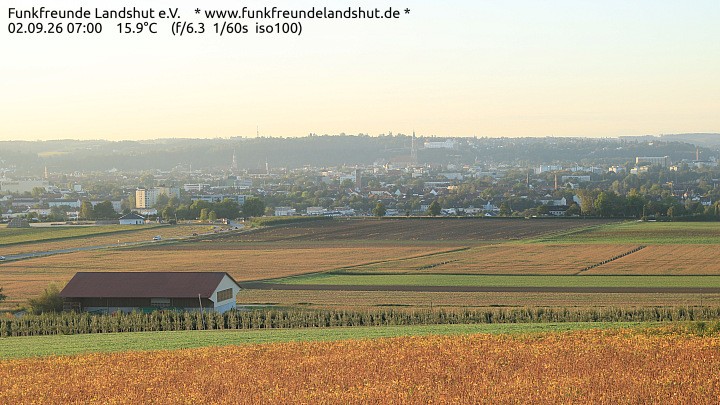 Archiv Foto Webcam Blick auf Landshut in Niederbayern