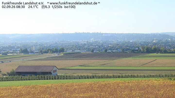 Archiv Foto Webcam Blick auf Landshut in Niederbayern
