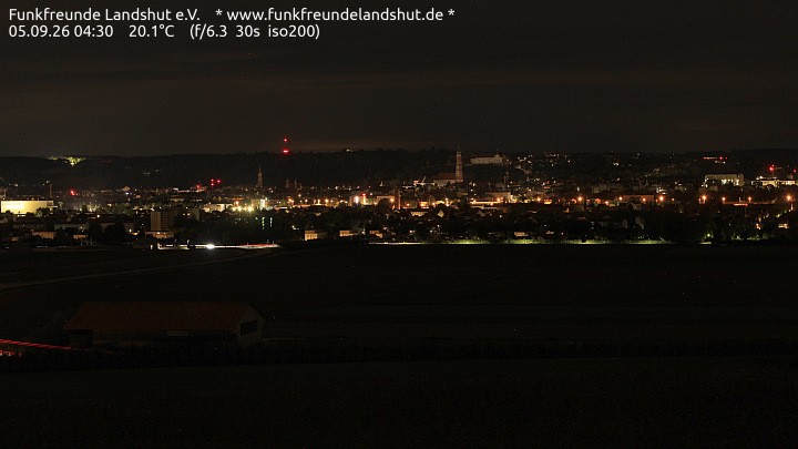 Archiv Foto Webcam Blick auf Landshut in Niederbayern