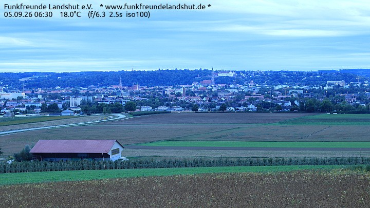 Archiv Foto Webcam Blick auf Landshut in Niederbayern