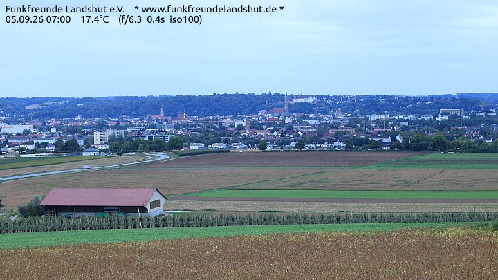 Archiv Foto Webcam Blick auf Landshut in Niederbayern