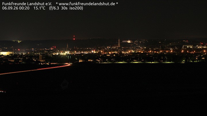 Archiv Foto Webcam Blick auf Landshut in Niederbayern