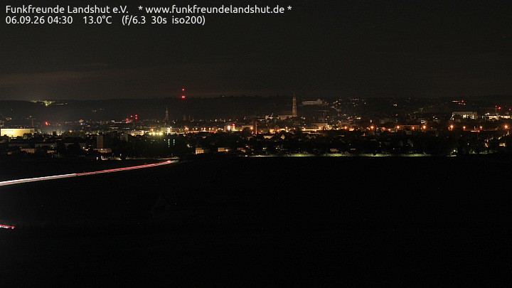 Archiv Foto Webcam Blick auf Landshut in Niederbayern