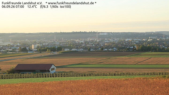Archiv Foto Webcam Blick auf Landshut in Niederbayern