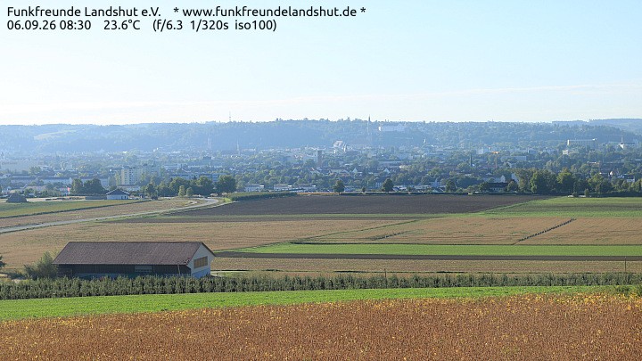 Archiv Foto Webcam Blick auf Landshut in Niederbayern