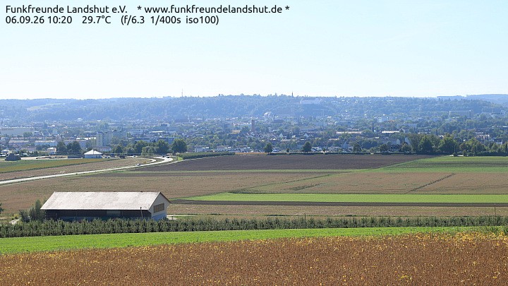 Archiv Foto Webcam Blick auf Landshut in Niederbayern