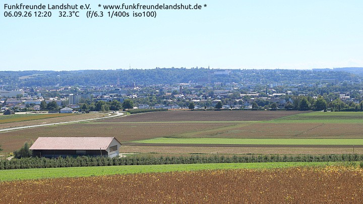 Archiv Foto Webcam Blick auf Landshut in Niederbayern