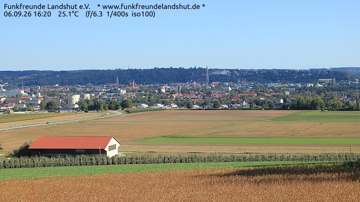 Archiv Foto Webcam Blick auf Landshut in Niederbayern