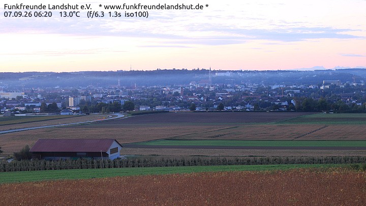 Archiv Foto Webcam Blick auf Landshut in Niederbayern
