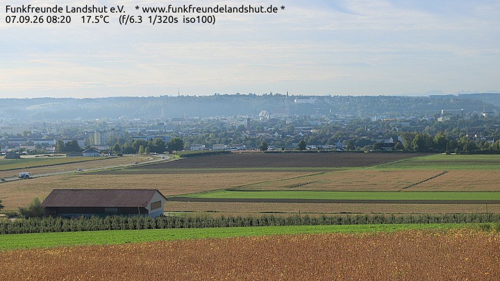 Archiv Foto Webcam Blick auf Landshut in Niederbayern