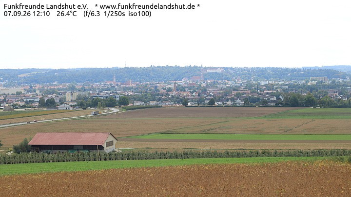 Archiv Foto Webcam Blick auf Landshut in Niederbayern