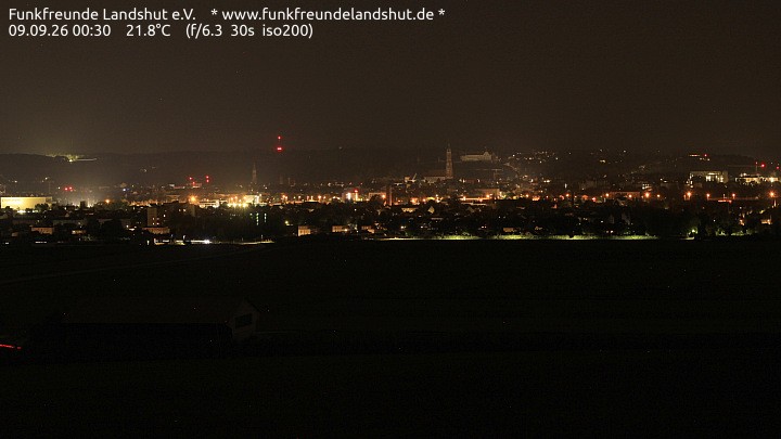 Archiv Foto Webcam Blick auf Landshut in Niederbayern