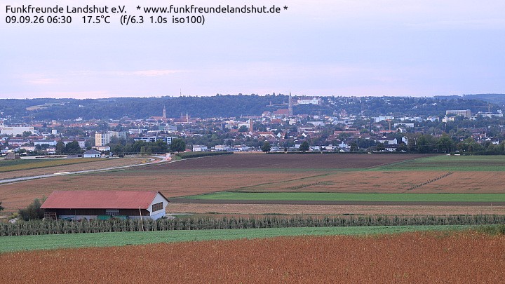 Archiv Foto Webcam Blick auf Landshut in Niederbayern