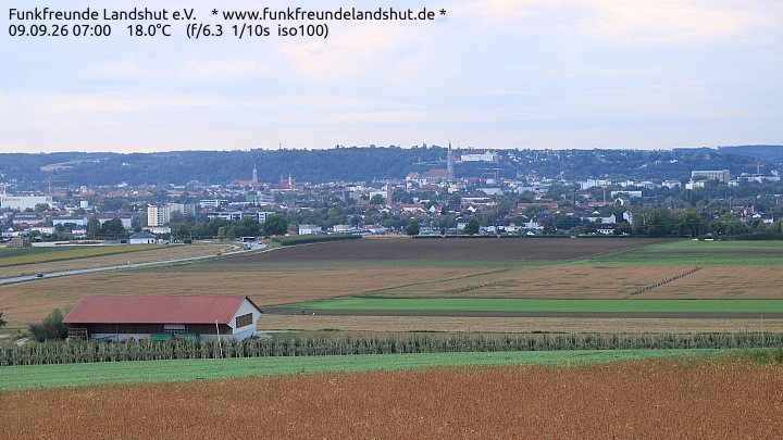 Archiv Foto Webcam Blick auf Landshut in Niederbayern