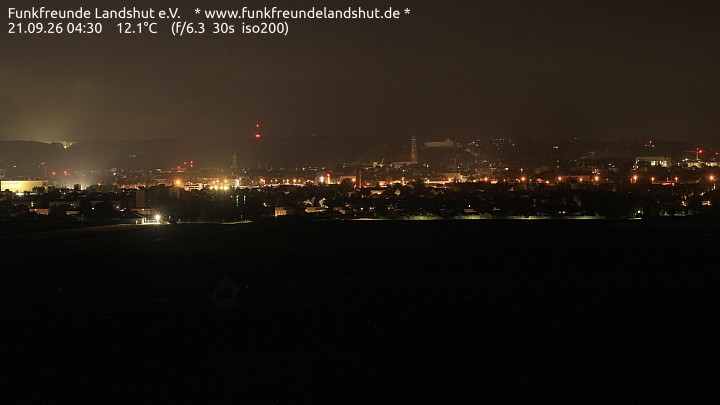 Archiv Foto Webcam Blick auf Landshut in Niederbayern