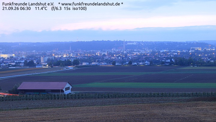 Archiv Foto Webcam Blick auf Landshut in Niederbayern