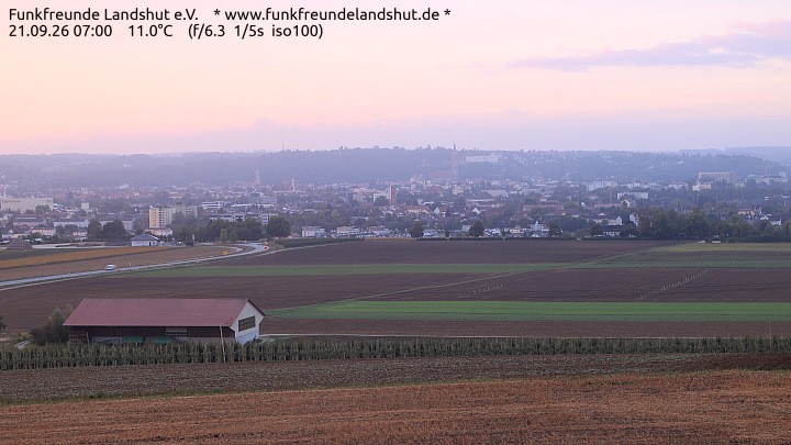 Archiv Foto Webcam Blick auf Landshut in Niederbayern