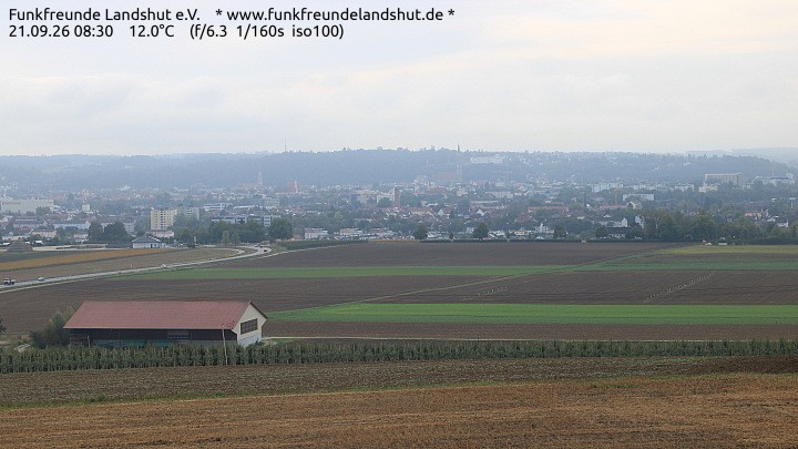 Archiv Foto Webcam Blick auf Landshut in Niederbayern