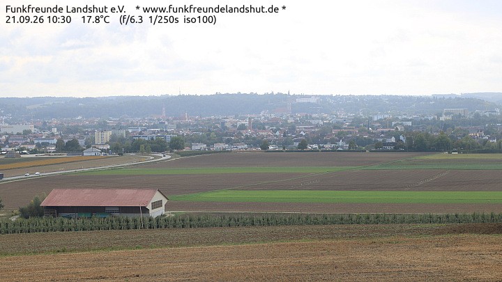 Archiv Foto Webcam Blick auf Landshut in Niederbayern