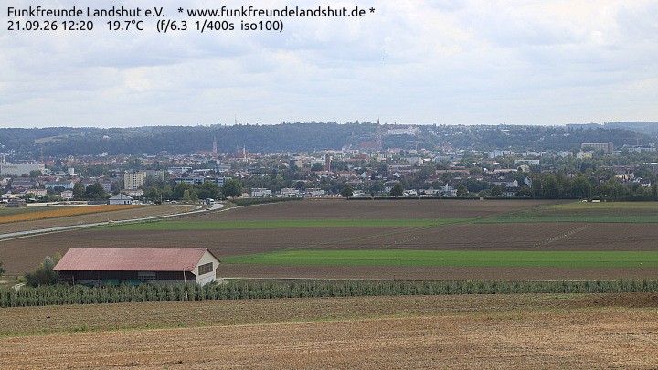 Archiv Foto Webcam Blick auf Landshut in Niederbayern