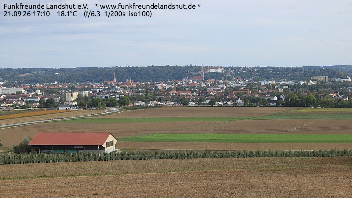 Archiv Foto Webcam Blick auf Landshut in Niederbayern